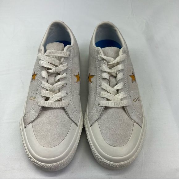 Converse One Star Pro AS 2 Ox Alexis Sablone 166401C White/Coast/Gold M 4.5/W 6 - Picture 2 of 8